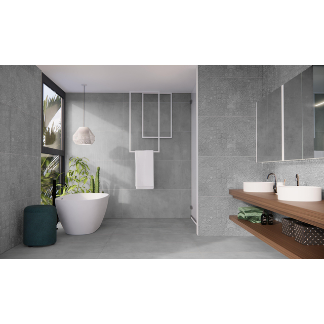 Prissmacer Cerámica Beton Cire Bercy Wandtegel - 60x120cm - gerectificeerd - mat Antraciet SW07314462-6