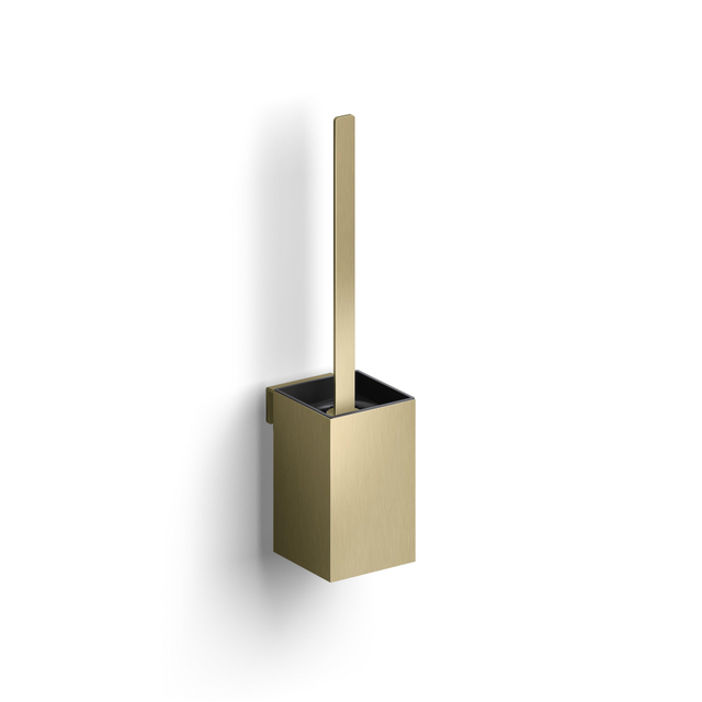 Clou Fold toiletborstelgarnituur - 35.5cm hoog - wandmodel - PVD - geborsteld goud CL/09.04041.82