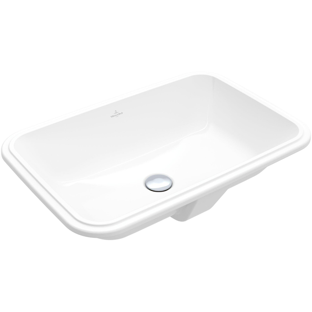 Villeroy & Boch Architectura opbouwwastafel 62x42x18cm Rechthoek zonder overloopgat Wit Alpin glans Ceramic 5a776101