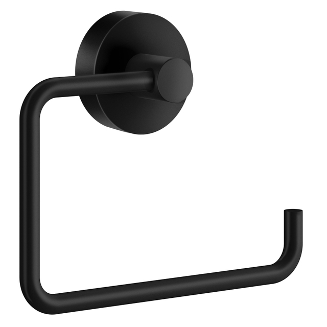 Smedbo Home Toiletrolhouder - zonder klep - mat zwart HB341