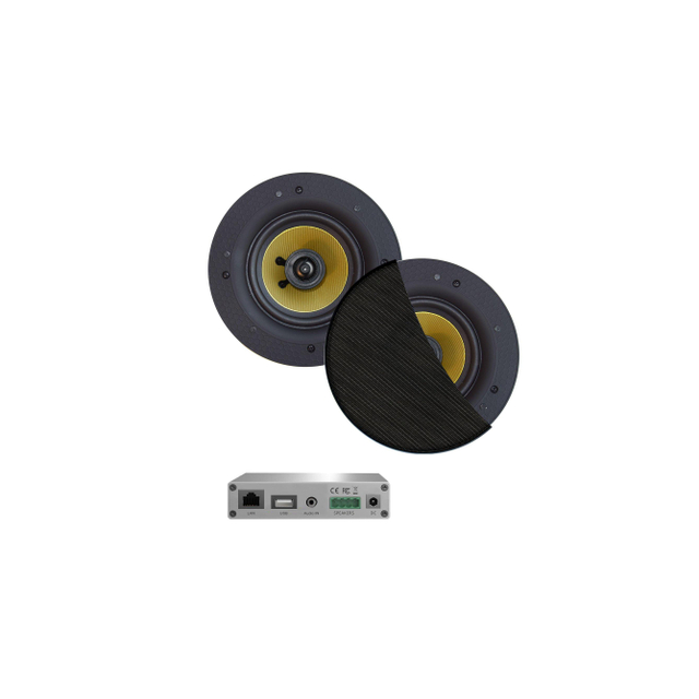 Aquasound WiFi Audio wifi-audiosysteem (airplay dlna) 30 watt incl rumba speakers zwart (116 mm) . 2