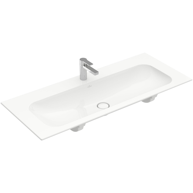 Villeroy & Boch Finion Meubelwastafel - 1200 x 500 x 160 mm - Wit Alpin CeramicPlus - zonder overloop - ongeslepen 4164c2r1