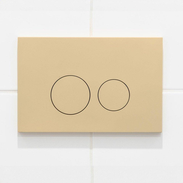 Geberit QeramiQ Dely Swirl Toiletset - 36.3x51.7cm -  UP720 Duofix Sigma inbouwreservoir - slim zitting - bedieningsplaat beige - ronde knoppen - wit glans SW1237202/SW1102365/SW1000766/SW1026256