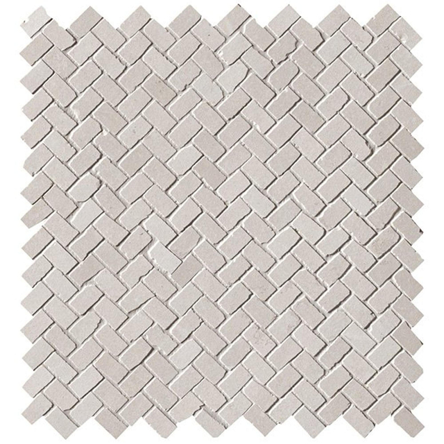 Fap Ceramiche Maku wand- en vloertegel - 30x30cm - Natuursteen look - Light mat (wit) SW07314748-1