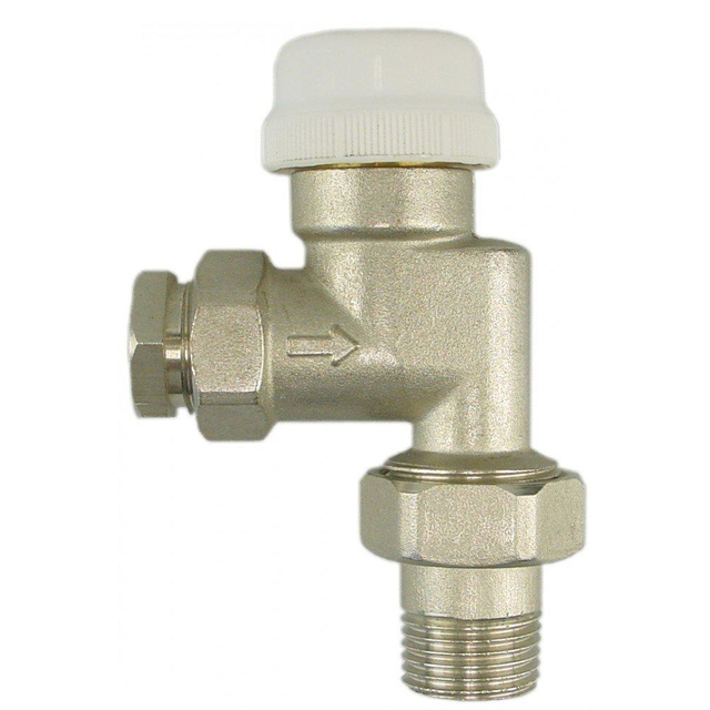 Riko thermostatisch ventiel zonder knop 1-2 axiaal+adaptor 43.3522