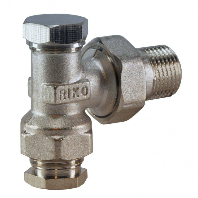 Riko Regeltee met adaptor 15mm 1/2haaks 43.4576