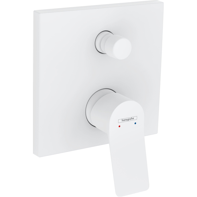 Hansgrohe Vivenis ééngreeps badmengkraan inbouw met geïntegreerde zekerheidscombinatie EN1717 wit mat 75416700
