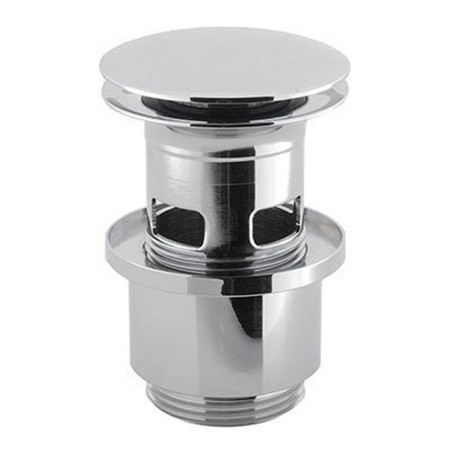 Crosswater Basin Klikwaste - 1/4 - gesloten - verlengd - chroom BSW0104C