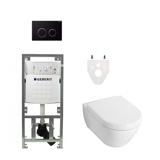 Villeroy Boch Subway 2.0 DirectFlush Toiletset geberit reservoir softclose bedieningsplaat sigma20 z