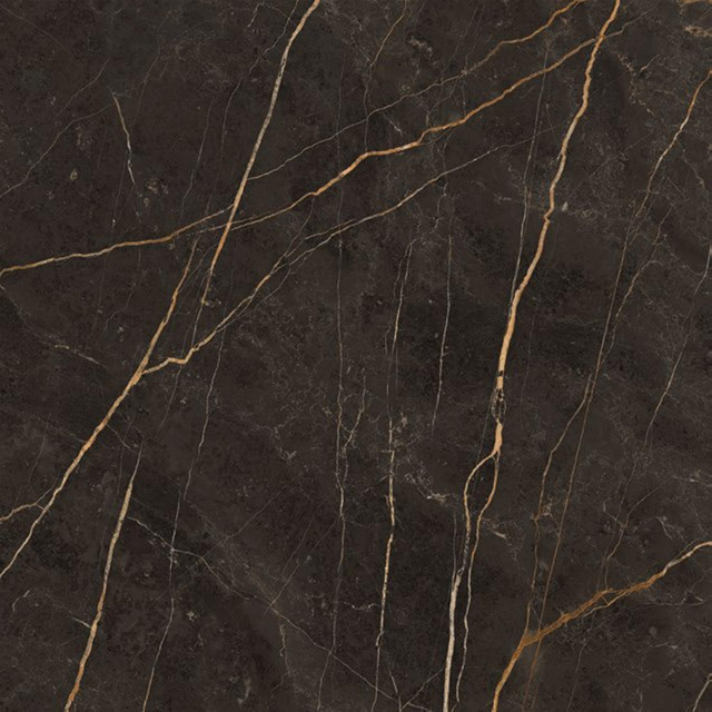 EnergieKer Saint Laurent wand- en vloertegel - 120x120cm - gerectificeerd - Natuursteen look - Laurent polished gepolijst (antraciet) SW07314484-1