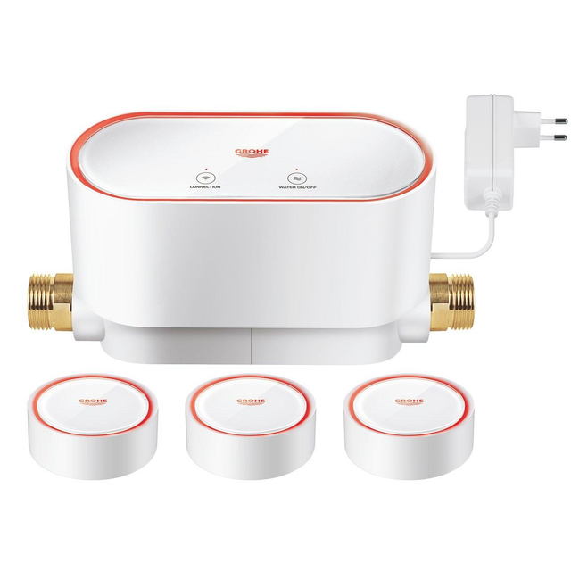 GROHE Sense slimme waterbesturing + 3 x slimme watersensor wit 22502LN1