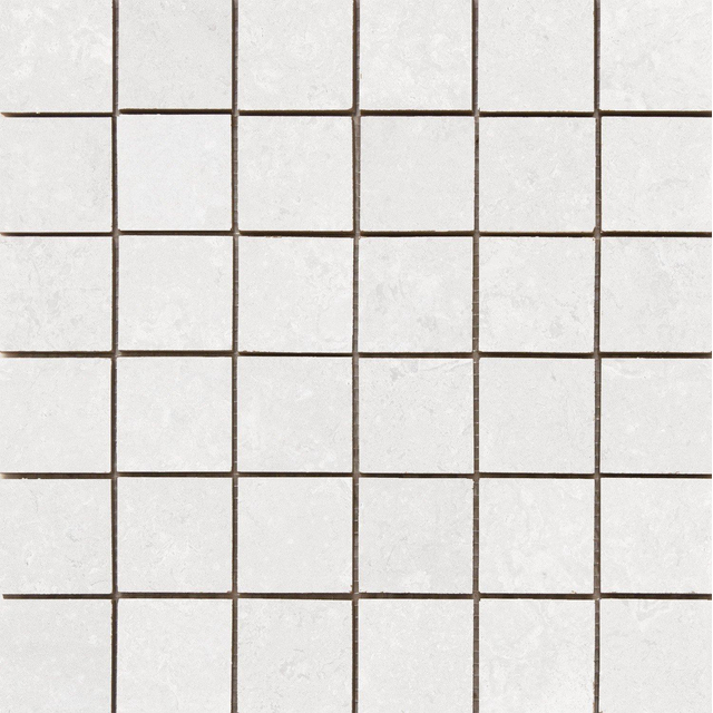 Cifre Ceramica MidTown wand- en vloertegel - 30x30cm - Betonlook - White mozaiek mat (wit) SW07312604