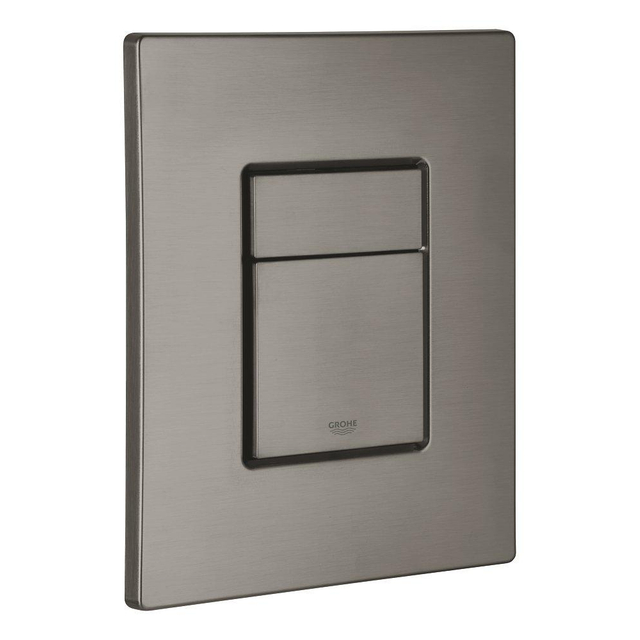 GROHE Skate Cosmopolitan Bedieningspaneel DualFlush Horizontaal/Verticaal Kunststof Geborsteld Hard Graphite OUTLETSTORE 38732al0
