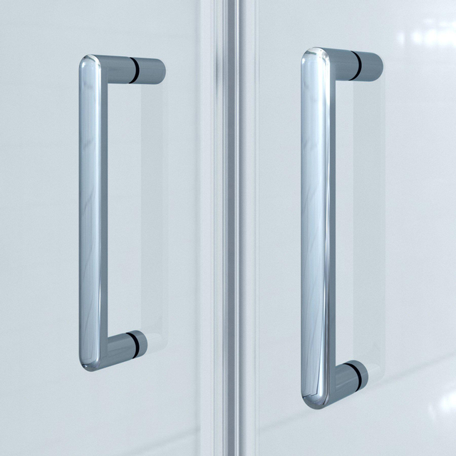 Marenza Neptune Pendeldeur - 100x200cm - 6mm veiligheidsglas - anti kalk - chroom SKII622SALOON-100