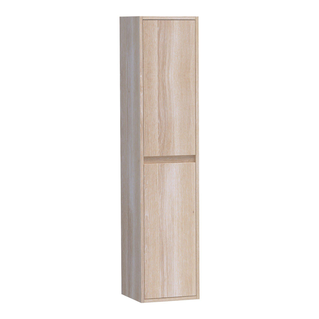 BRAUER Nexxt 160 Badkamerkast 160x35x35cm 2 links-rechtsdraaiende deuren hout white oak 7007WOG