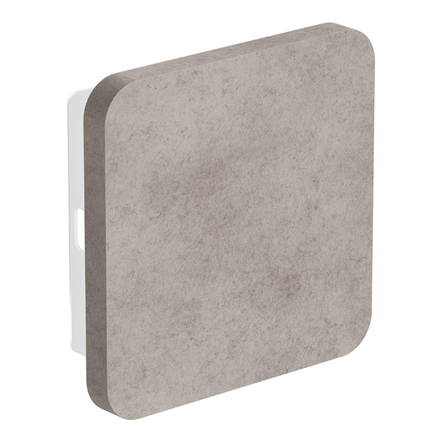 Saniclass Concrete muurverlichting - 15x4.6x15cm - 4000K LED - gecoat beton - grijs gemêleerd 9060