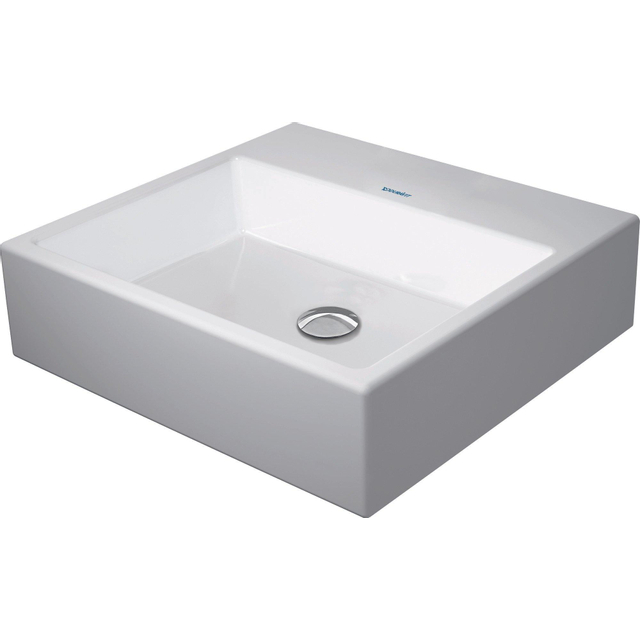Duravit Vero Air Opbouw Wastafel - 50x47cm - zonder kraangat - zonder overloop - geslepen - rugzijde geglazuurd - wit 2352500070