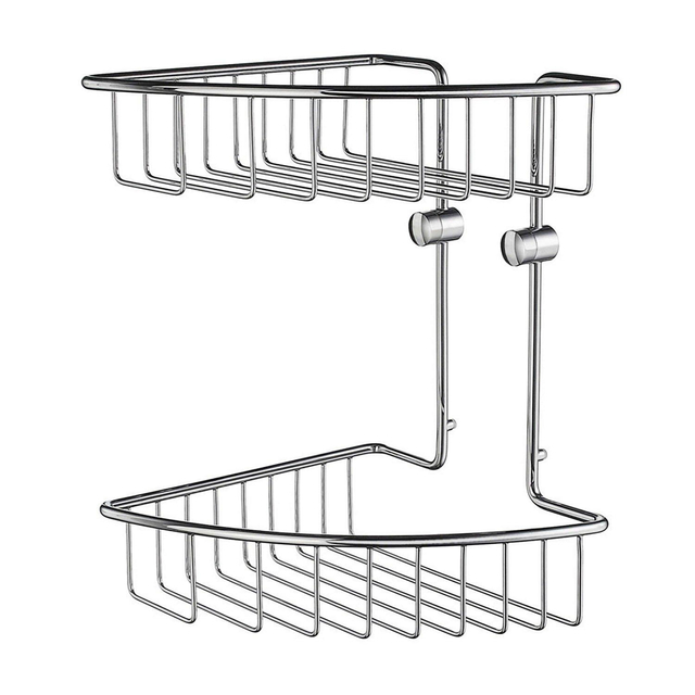 Smedbo Home Douchemand - 20.7x29.5cm - dubbel - chroom HK377