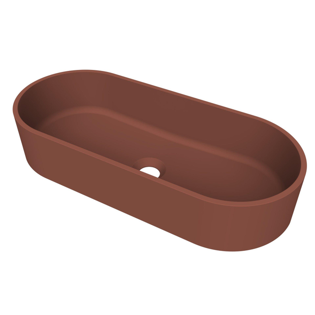 Arcqua Case waskom ovaal 60x26cm mat terracotta WAS752217