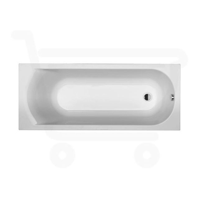 Riho Miami bad 160x70cm rechthoekig wit OUTLETSTORE B059001005
