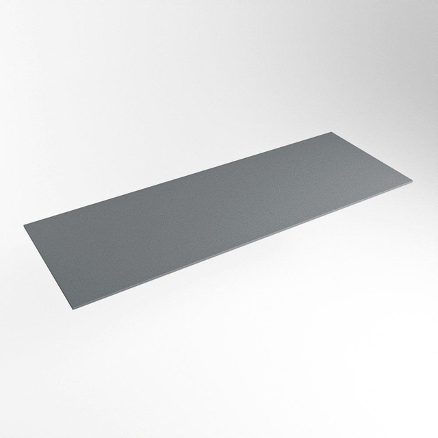 Mondiaz TOP 46 Topblad - 130x46x0.9cm - geschikt voor afdekplaat - Solid surface - Plata XIM49871Plata