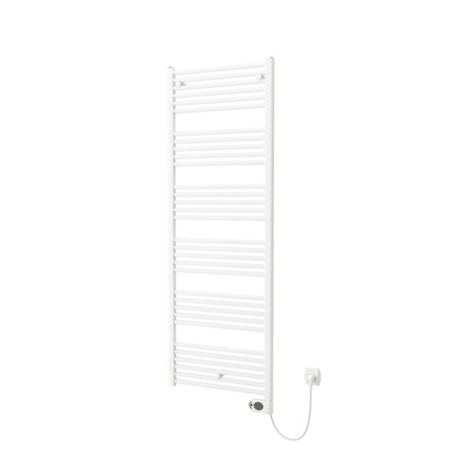 Plieger Elba Elektrische Designradiator – Handdoekradiator – Complete set – 170.2 cm x 60 cm – 900 Watt – Wit