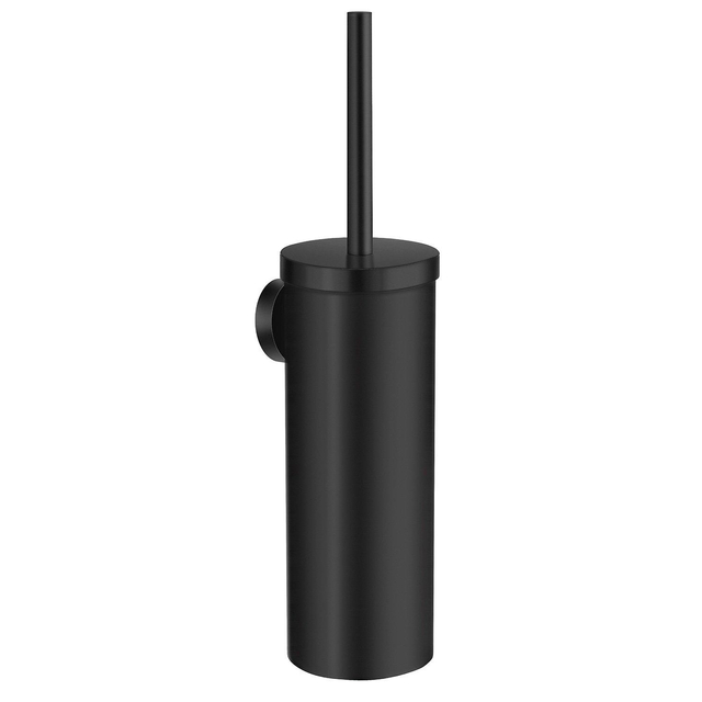 Smedbo Home Toiletborstelhouder - gesloten - wandmodel - mat zwart HB332