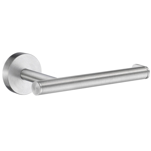 Smedbo Home Toiletrolhouder - zonder klep - L-vorm - geborsteld chroom HS3411