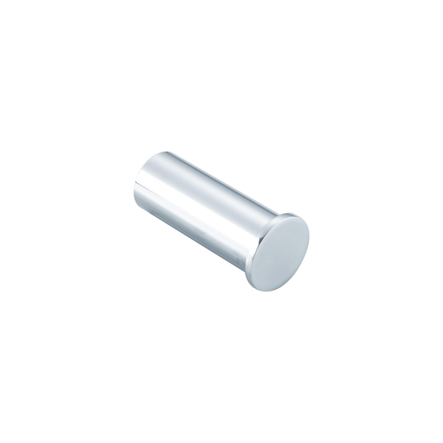 Fortifura Calvi Handdoekhaak - rond - enkel - chroom Single_Towelhook_CHR