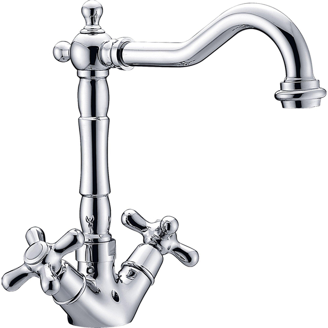 Sanimar 199369 Retro spoeltafelkraan chroom 73.1025