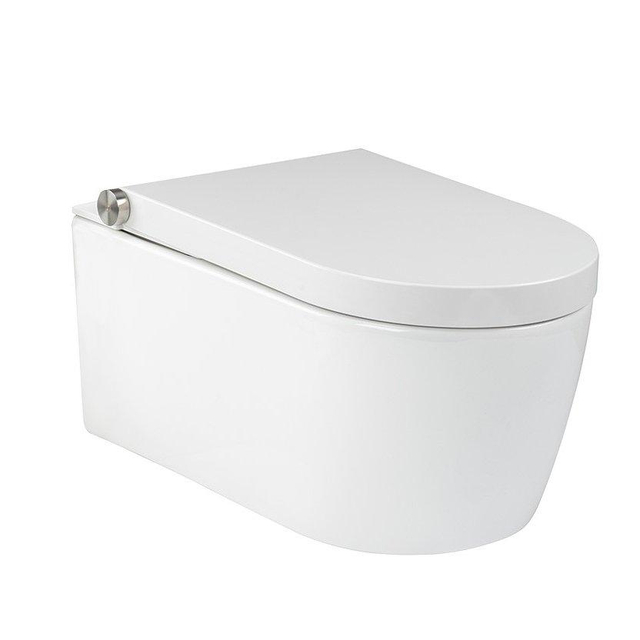 Goedkoopste Rapotec RapoWash Bold Douche wc - fohn - ladydouche - verwarmde zitting - glans wit 750155
