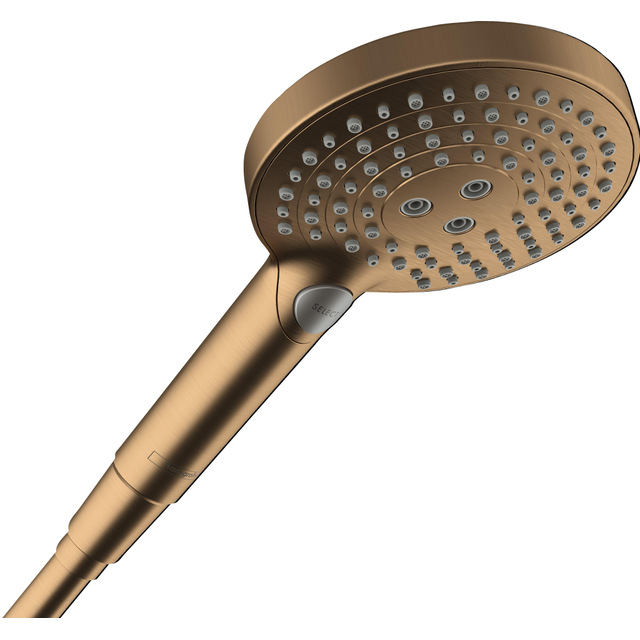 Hansgrohe Raindance Select S handdouche 120 3jet PowderRain EcoSmart Brushed Bronze 26515140