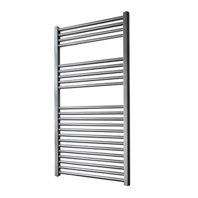 Sanicare Design Radiator - 111.8x60cm - 730W - recht - gunmetal (antraciet) HRA 601118M