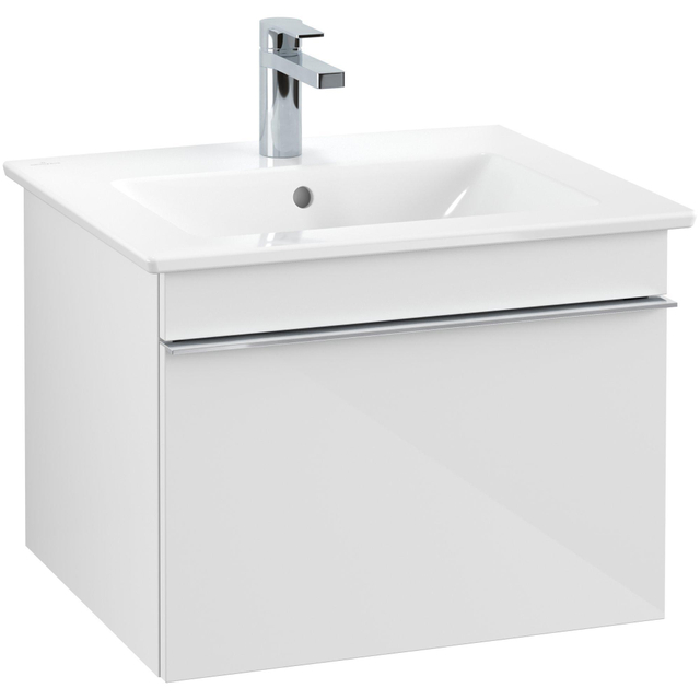 Villeroy & Boch Venticello wastafelonderkast 55.3x42 cm 1x lade glossy wit A93201DH