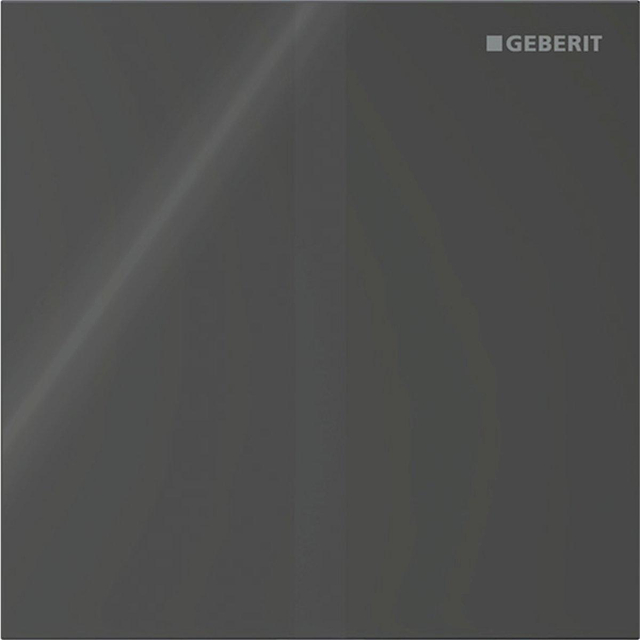 Geberit type 40 urinioir bedieningsplaat - 230V - vierkant - zwart 116.227.SJ.1