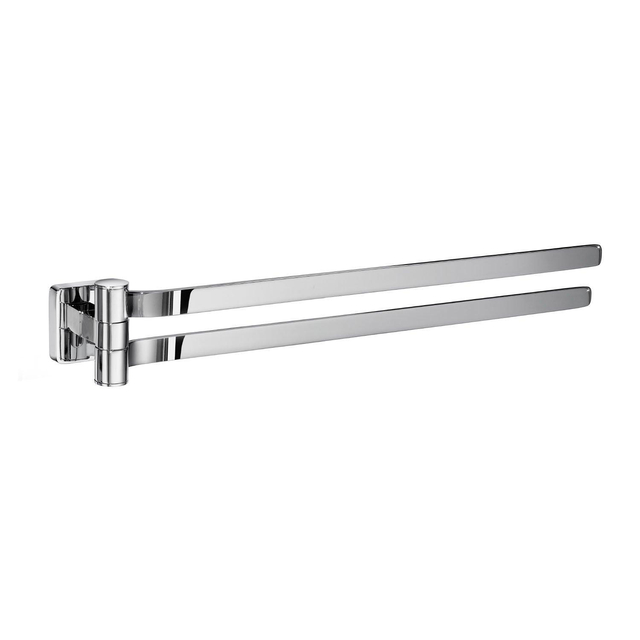 Smedbo Ice Handdoekhouder - 40cm - draaibaar - chroom OK326