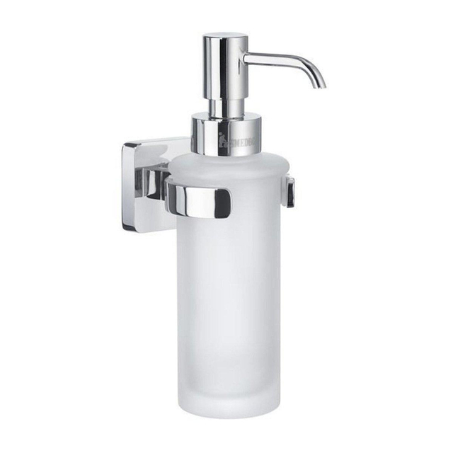 Smedbo Ice Zeepdispenser - 200ml - wandmontage - chroom/porselein OK369P