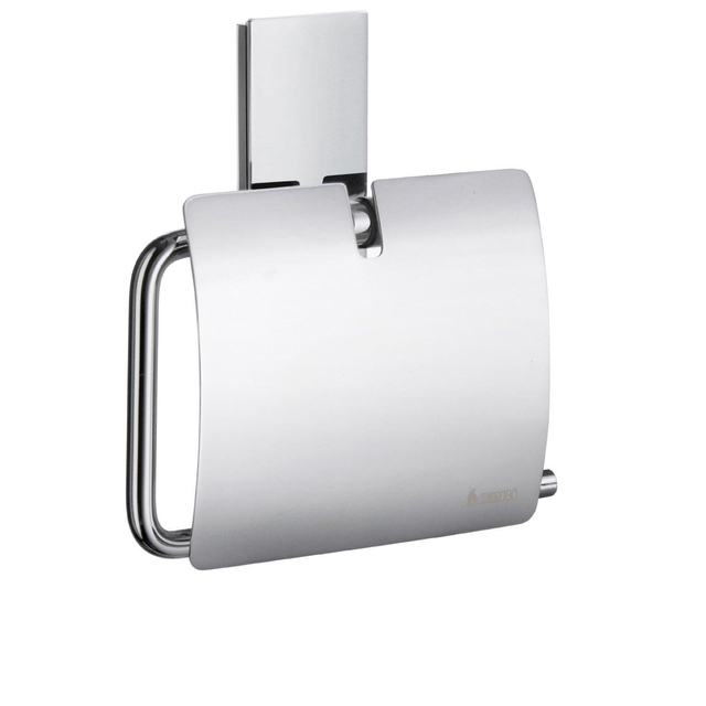 Smedbo Pool Toiletrolhouder - met klep - chroom ZK3414