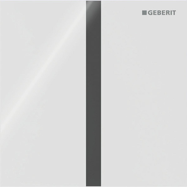 Geberit type 40 urinioir bedieningsplaat - 230V - vierkant - wit 116.227.SI.1