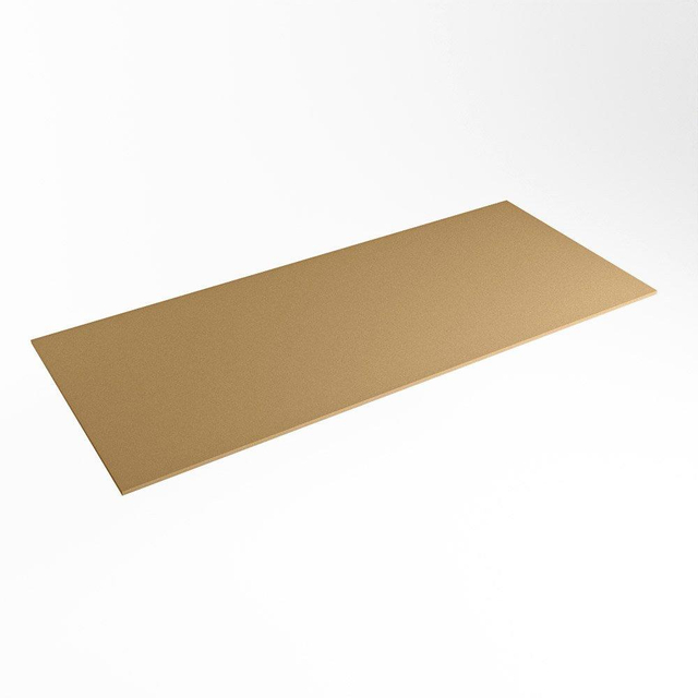 Mondiaz TOP 51 Topblad - 120x51x0.9cm - geschikt voor afdekplaat - Solid surface - Oro XIM49888Oro