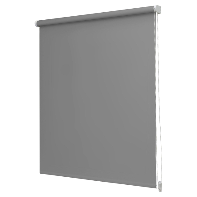 Goedkoopste Intensions Rolgordijn 150x190x5cm lichtdoorlatend Polyester met kunststof raamwerk Donkergrijs 1187331
