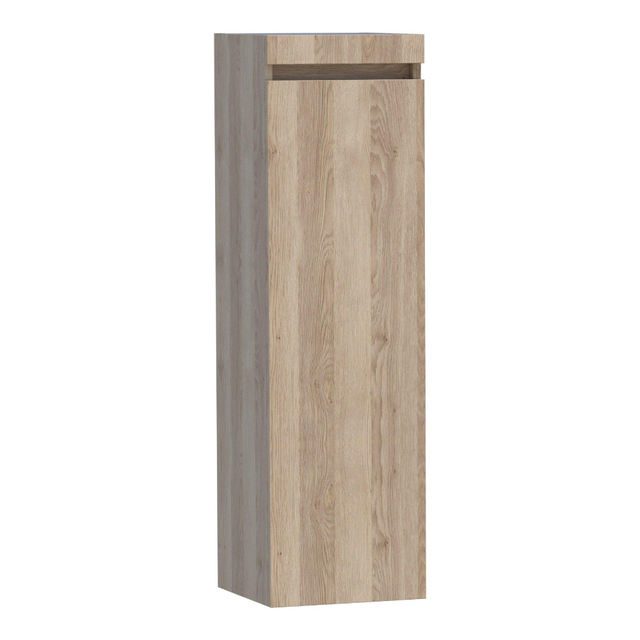 BRAUER Solution Badkamerkast 120x35x35cm 1 greeploze linksdraaiende deur MFC legno calore 7816