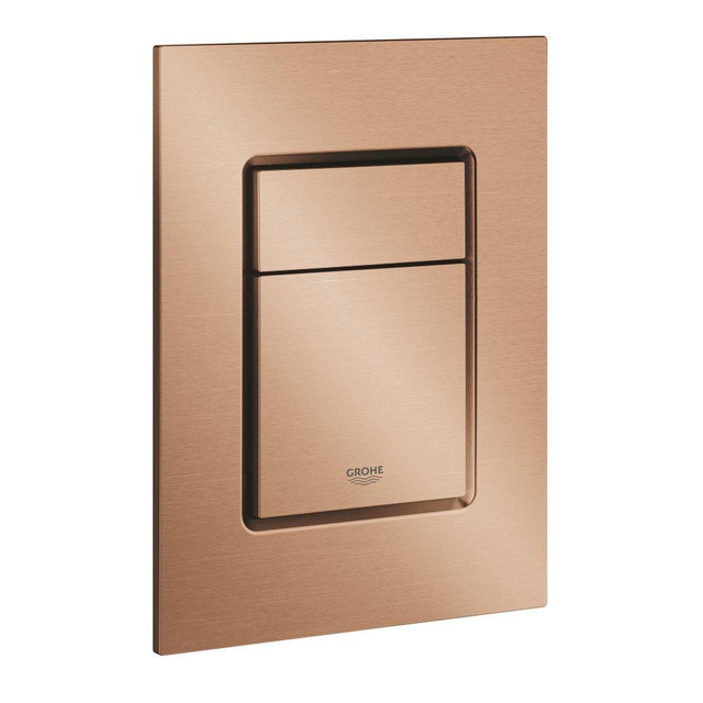 GROHE Skate cosmopolitan 2-knops S-size bedieningsplaat warm sunset geborsteld OUTLETSTORE 37535DL0