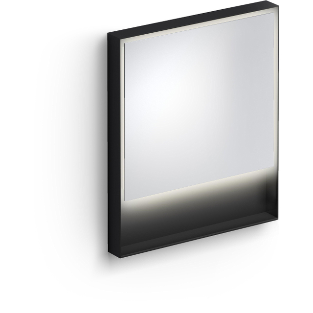Clou Look at Me spiegel 70x80cm LED-verlichting IP44 Zwart mat CL-08.08.070.21