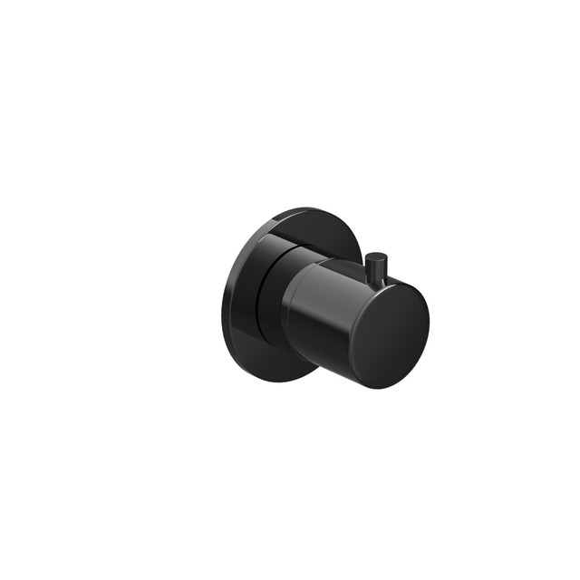 Hotbath COBBER Afbouwdeel - HB Cobber 7001 PBP Gepolijst zwart PVD CB7001EXTPBP