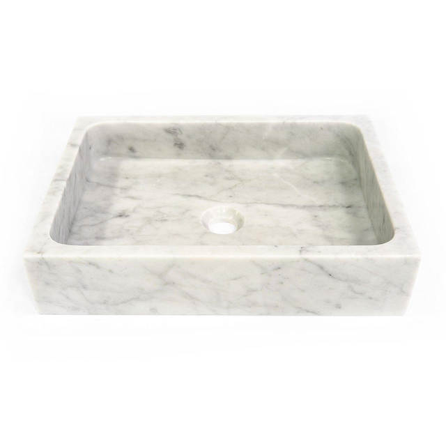Saniclass Dia Waskom - 50x36x11cm - natuursteen marmer - OUTLETSTORE