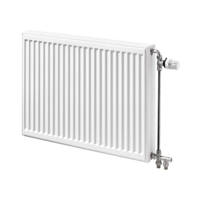 Henrad Compact All In paneelradiator 50x160cm type 33 3290watt 4 aansluitingen Staal Wit Glans 0113053316