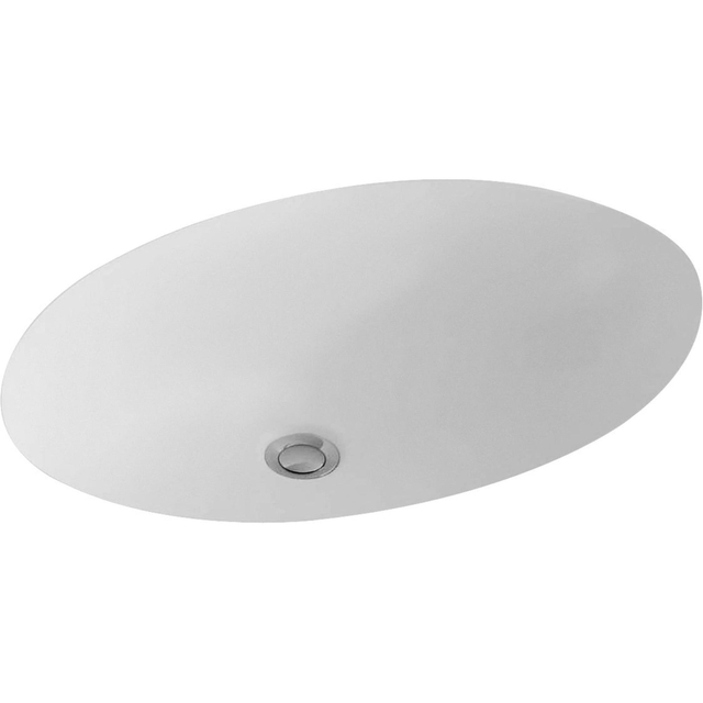 Villeroy & Boch Evana Onderbouwwastafel - 615 x 415 x 200 mm - glans wit Alpin (wit) - met overloop 61440001
