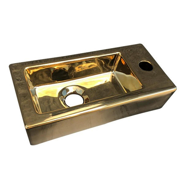 Best Design Farnetta fontein Rechts 37x18x9cm glans goud 4005730