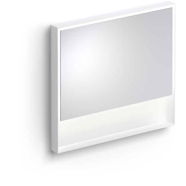 Clou Look at Me Spiegel - 80x90x8cm - LED verlichting - mat wit CL/08.08.090.20